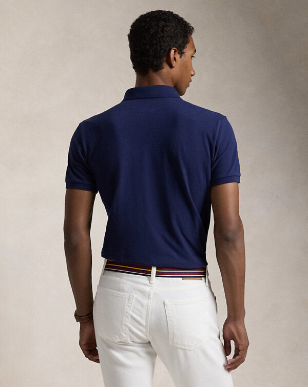 Custom Slim Fit Mesh Polo - Image 3