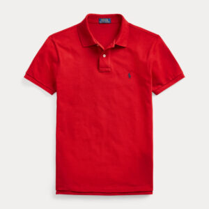 Slim Fit Mesh Polo Shirt