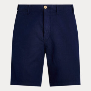 Short de linho e algodão Classic Fit
