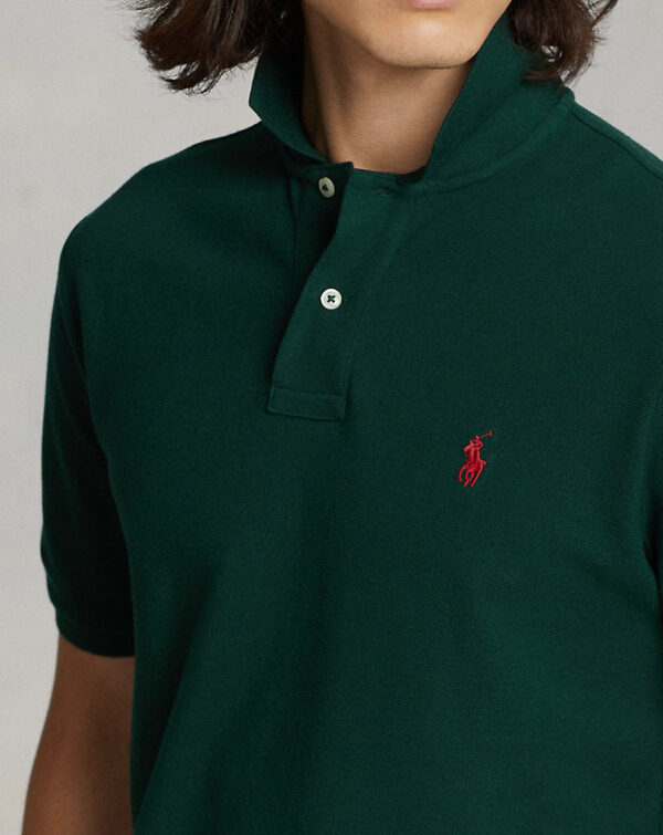 Polo de malha slim fit personalizado - Image 5
