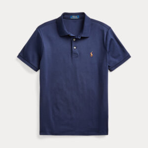 Camisa polo personalizada de algodão macio com corte slim fit