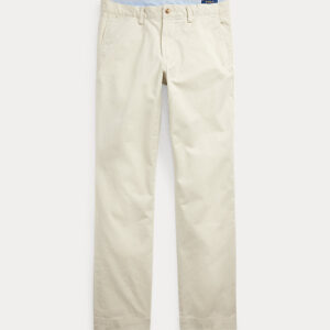 Calça de sarja elástica slim fit