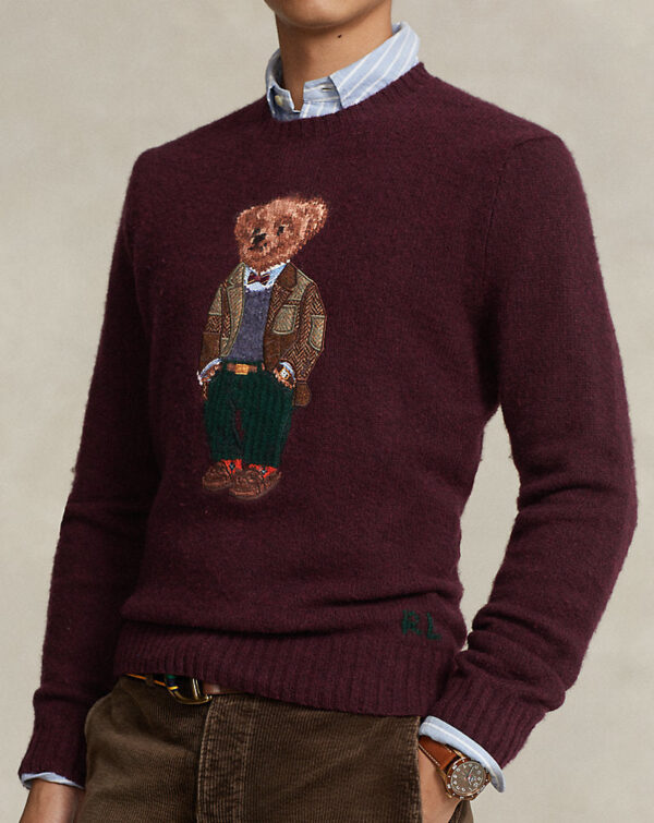 Suéter Polo Bear de lã e cashmere - Image 4