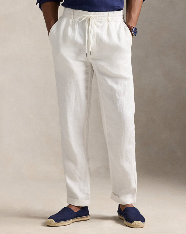 Calça de linho Lateef Slim Tapered Fit - Image 2