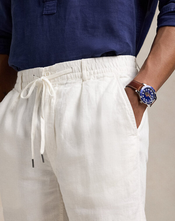 Calça de linho Lateef Slim Tapered Fit - Image 4
