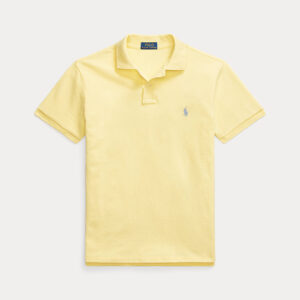 Slim Fit Mesh Polo Shirt