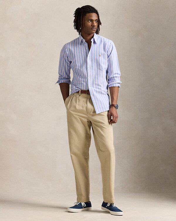 Camisa Oxford listrada com ajuste personalizado - Image 2