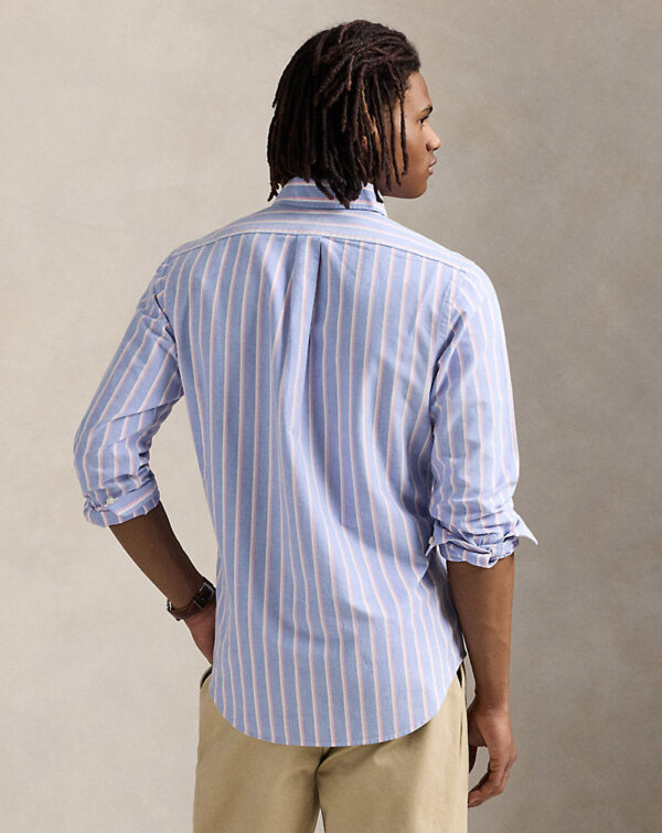 Camisa Oxford listrada com ajuste personalizado - Image 3