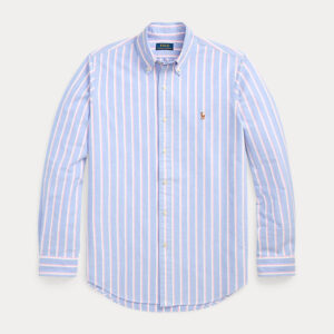 Camisa Oxford listrada com ajuste personalizado