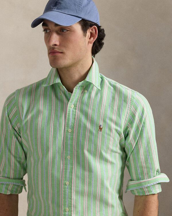 Camisa Oxford listrada com ajuste personalizado - Image 2