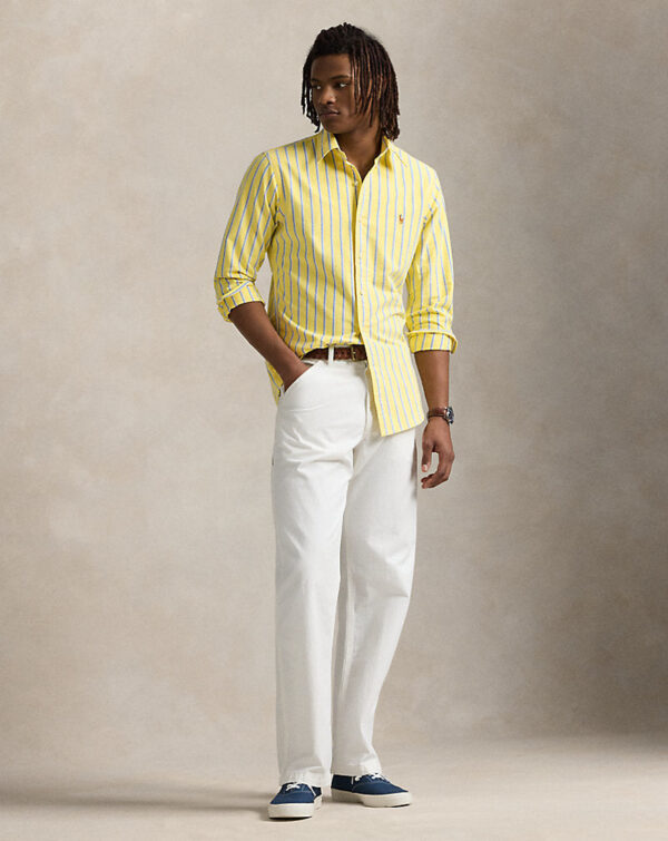 Camisa Oxford listrada com ajuste personalizado - Image 2