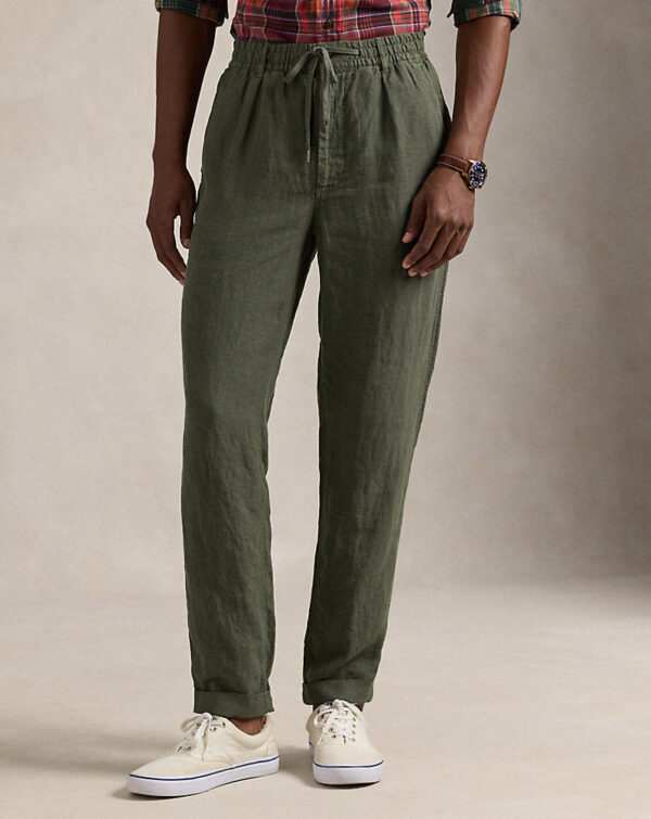 Calça de linho Lateef Slim Tapered Fit - Image 2