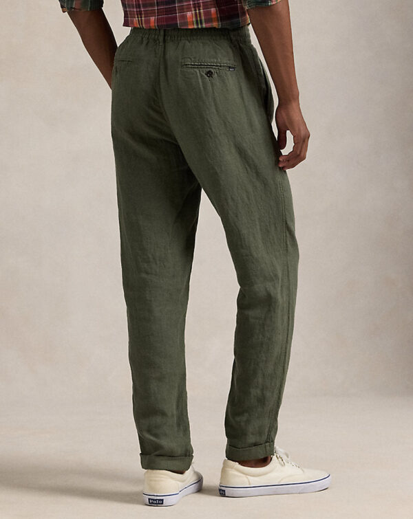 Calça de linho Lateef Slim Tapered Fit - Image 3
