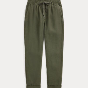 Calça de linho Lateef Slim Tapered Fit