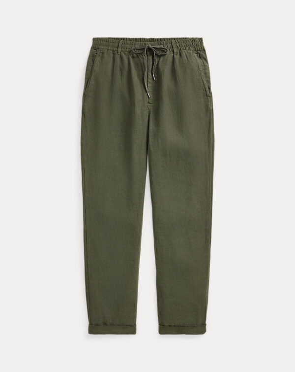 Calça de linho Lateef Slim Tapered Fit