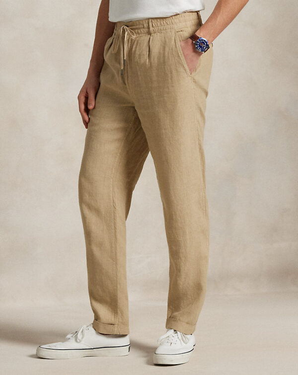 Calça de linho Lateef Slim Tapered Fit - Image 2