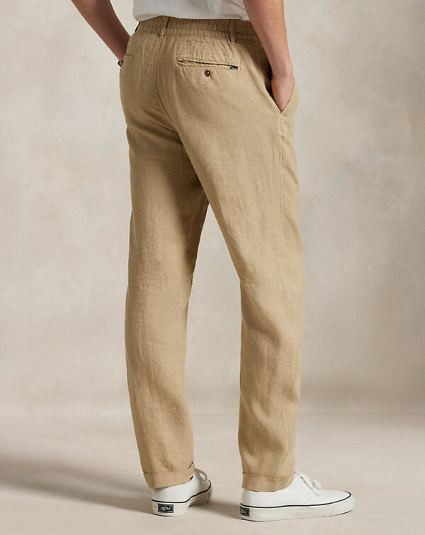 Calça de linho Lateef Slim Tapered Fit - Image 3