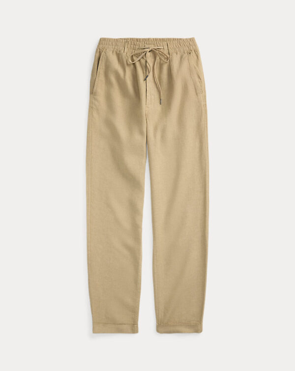 Calça de linho Lateef Slim Tapered Fit