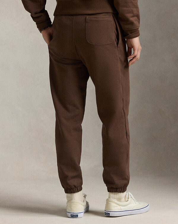 Calça de corrida de lã com logotipo e ajuste relaxado - Image 3