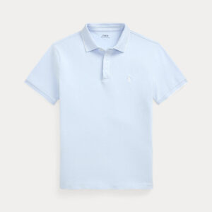 Polo de malha Oxford elástica com ajuste fino personalizado