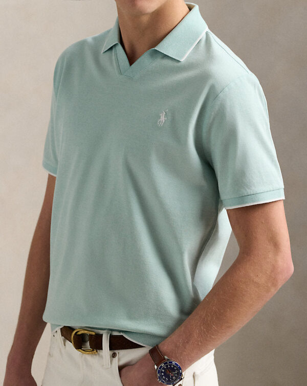 Camisa polo de malha jacquard - Image 4