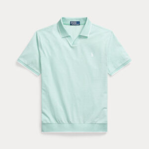 Camisa polo de malha jacquard