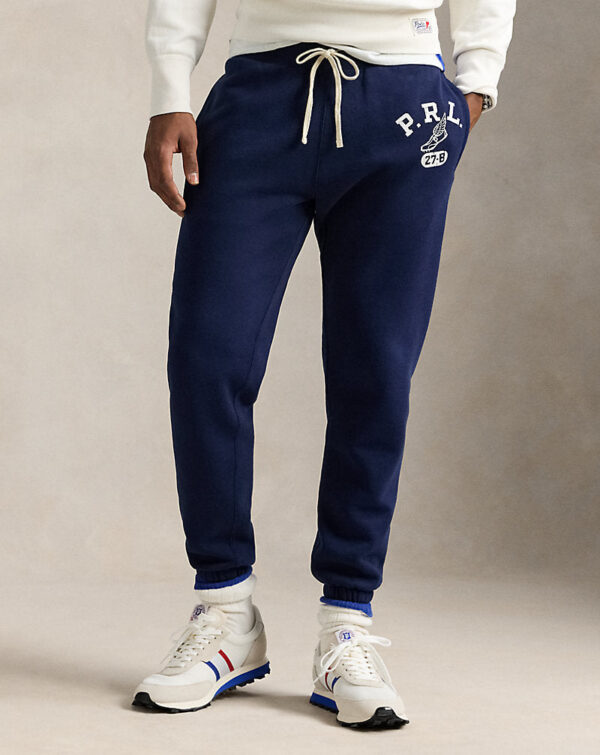 Calça de moletom com logo em lã - Image 2