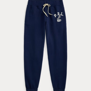 Calça de moletom com logo em lã