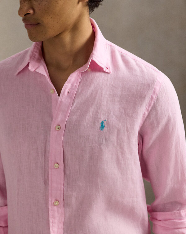 Camisa de linho com ajuste personalizado - Image 4