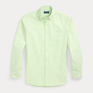 Camisa Oxford personalizada com tingimento mineral