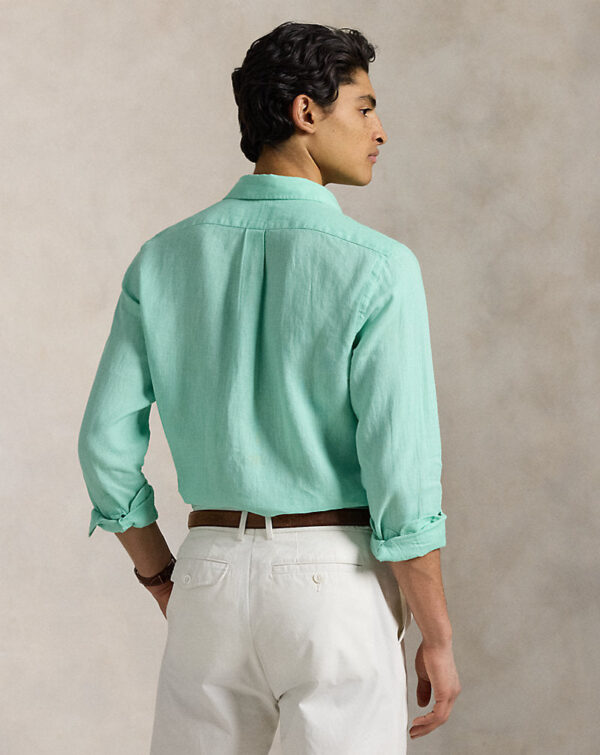 Camisa de linho slim fit - Image 3