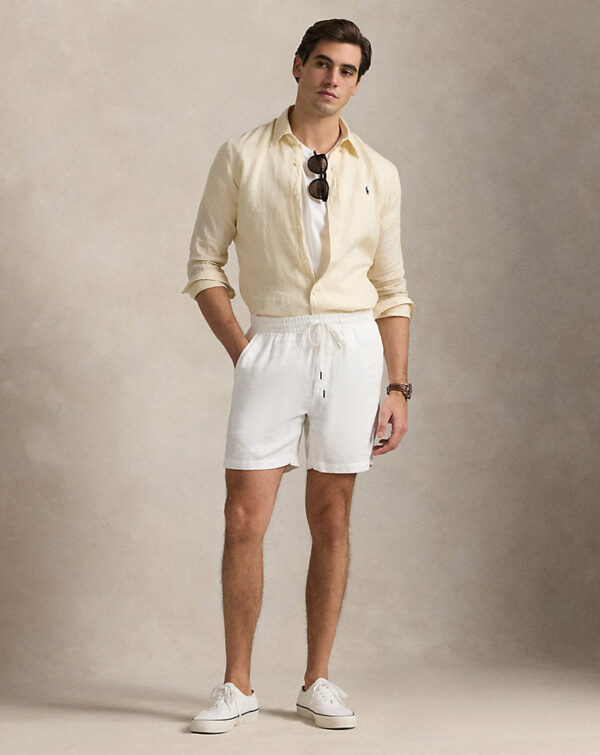 Camisa de linho slim fit - Image 2