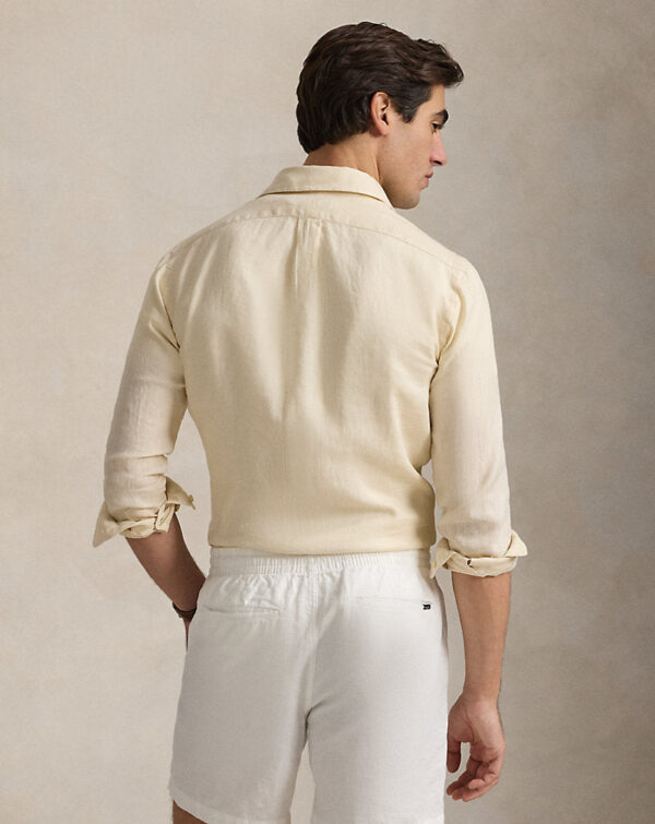 Camisa de linho slim fit - Image 3