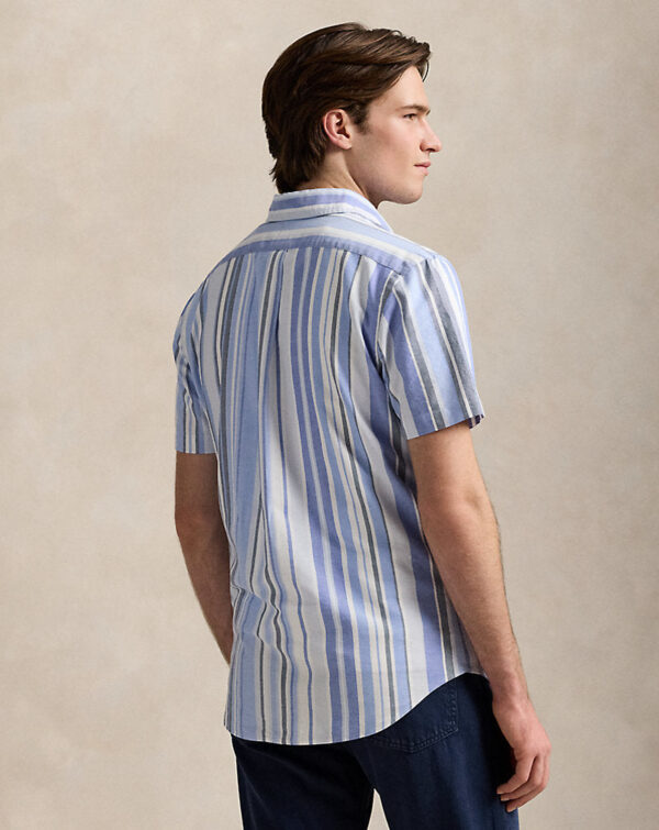 Camisa Oxford listrada com ajuste personalizado - Image 3