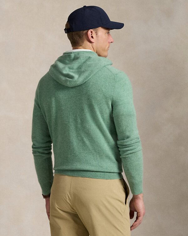 Suéter com capuz de cashmere lavável - Image 3