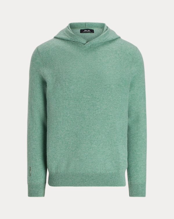Suéter com capuz de cashmere lavável