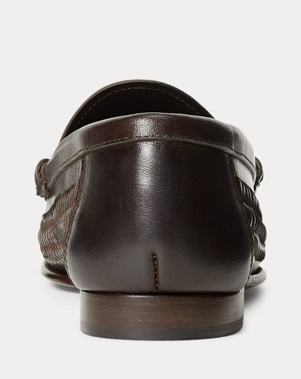 Chalmers Mocassim Penny de Couro Tecido - Image 2